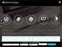 Tablet Screenshot of optimizedinfotech.com